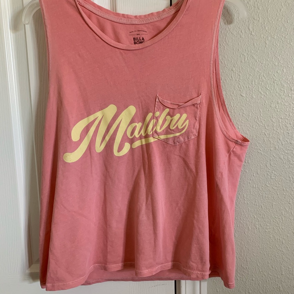 Pink Malibu tank